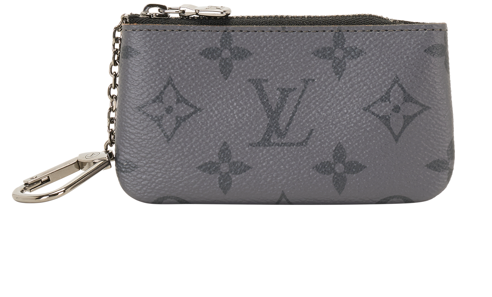 Louis Vuitton Key Pouch, &pound;175, Accessories, Black/Grey, Coated Canvas, Back view